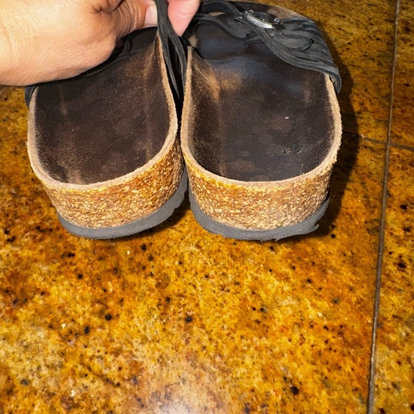 Birkenstock Black Strappy Sandals sz 40 - Picture 5 of 7